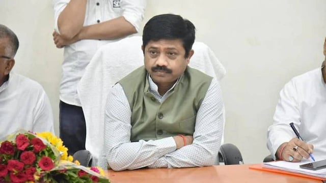 File photo of UP cabinet minister Nand Gopal Gupta | Twitter/@NandiGuptaBJP