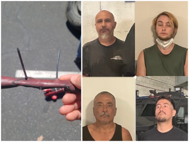 Anti-ICE Activists Plant Spikes to Disable Federal Law Enforcement Vehicles (U.S. Border Patrol)