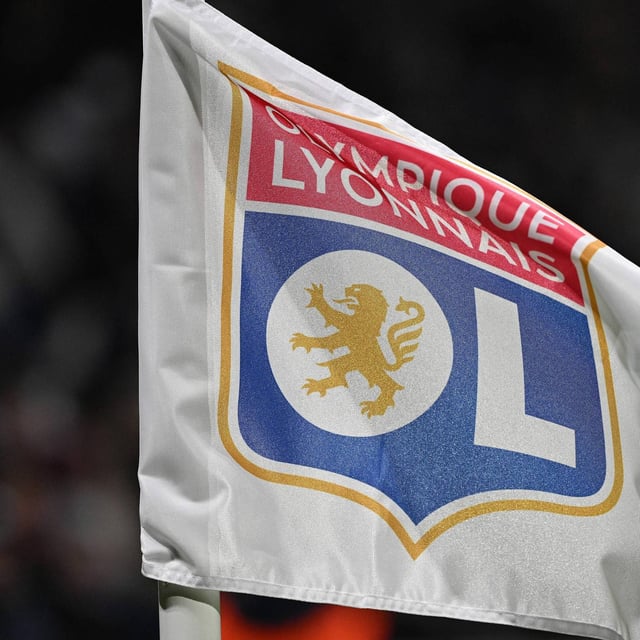 Olympique Lyon Eckfahne 