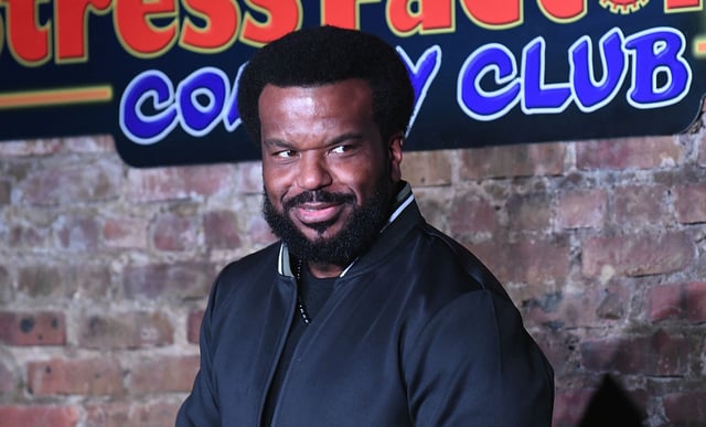 Craig Robinson performs at The Stress Factory Comedy Club on February 20, 2025 in New Brunswick, New Jersey.