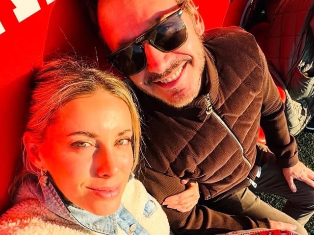 Benjamín Vicuña junto a su novia Anita Espasandin. Foto: Instagram