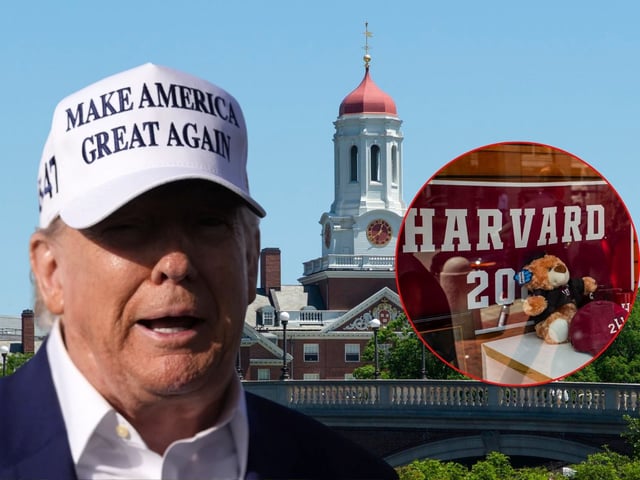 Trump propone reducir a 15% el número de estudiantes extranjeros en Harvard: “Quiero que vuelva a ser grande” | Crédito: EFE/AP