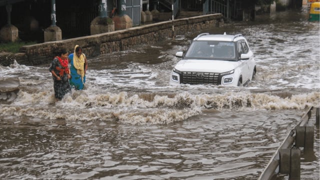 Gurugram flooded heavily after rain