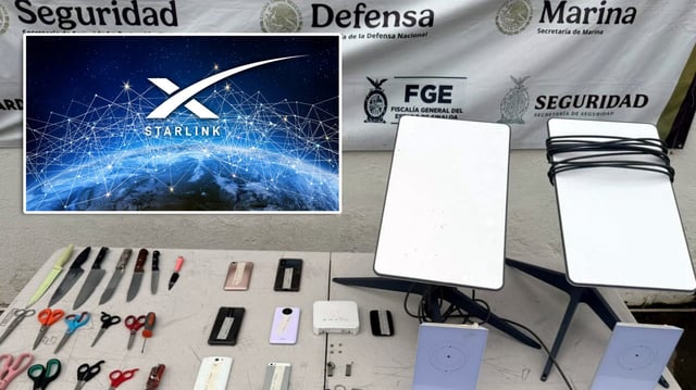 Internas del Penal de Aguaruto tenían conexión satelital para comunicarse con el exterior. FOTO: Especial