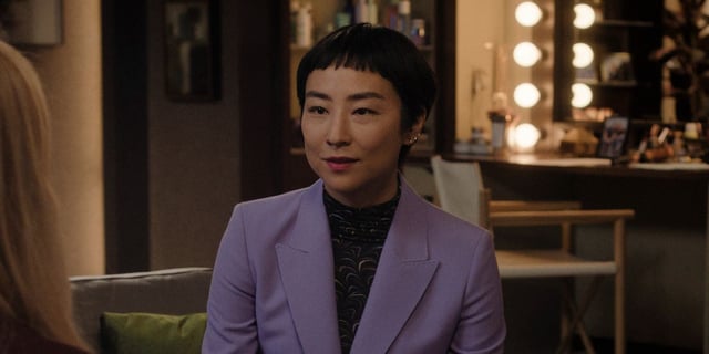 Greta Lee as Stella Bak in The Morning Show Season 3
