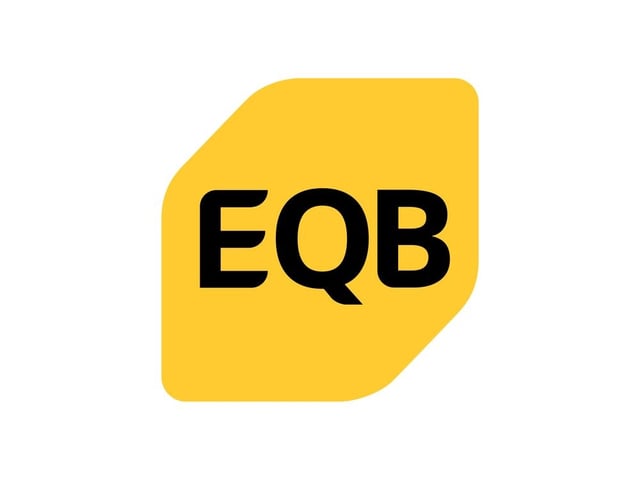 The logo of EQB Inc. is shown. THE CANADIAN PRESS/Handout - EQB Inc. (Mandatory Credit)