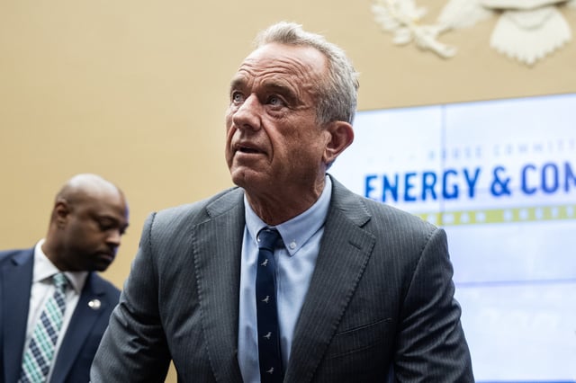 HHS Secretary Robert F. Kennedy Jr., arrives to the House Energy and Commerce Subcommittee on Health hearing on June 24.