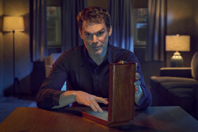 Michael C. Hall as Dexter Morgan in Dexter: Resurrection, season 1, streaming on Paramount+ with SHOWTIME, 2025. Dukovic/Paramount+ with SHOWTIME.