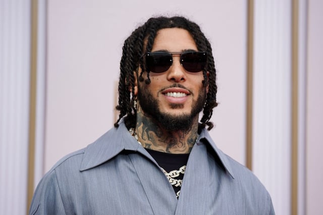 LiAngelo Ball arrives at the BET Awards on Monday, June 9, 2025, at the Peacock Theater in Los Angeles. (Photo by Jordan Strauss/Invision/AP)