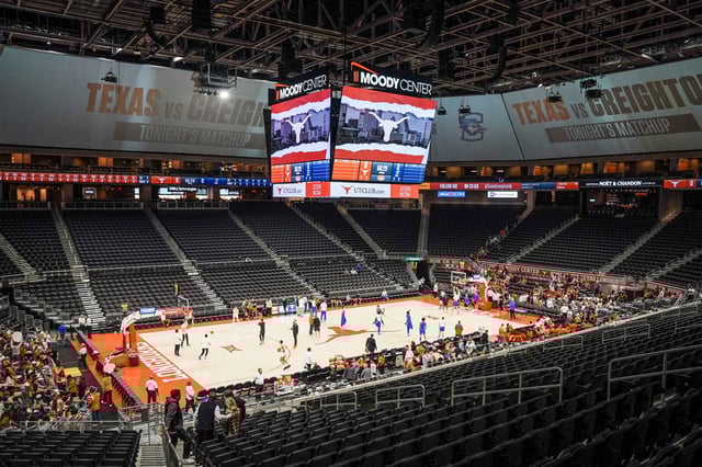 The Moody Center, home of the Texas Longhorns, in Austin, Texas, on December 1, 2022.
