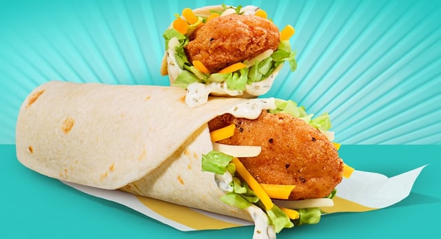 McDonald’s will begin serving Snack Wraps on Thursday, July 10. (Photo courtesy of McDonald’s)