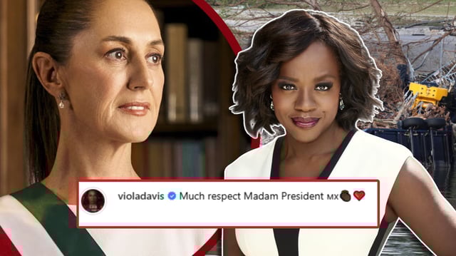 Claudia Sheinbaum agradece a Viola Davis por reconocer el apoyo mexicano en Texas, donde murió un connacional / Foto: Especial