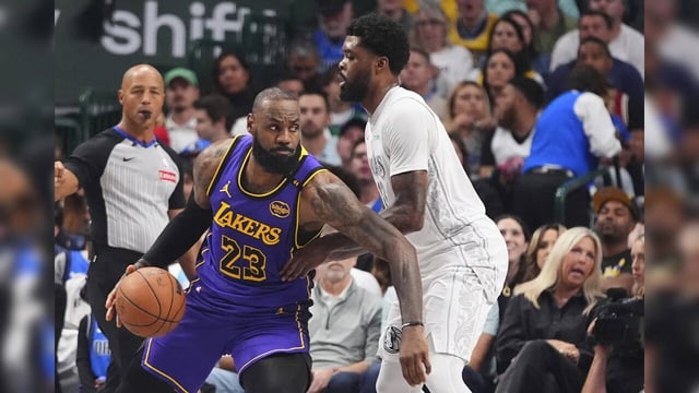 Lakers Mavericks Basketball