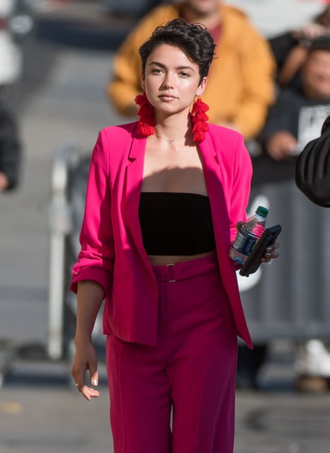  Bekah Martinez is seen at 'Jimmy Kimmel Live' on February 12, 2018 in Los Angeles, California.  