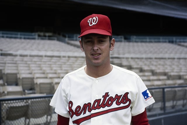 American baseball pitcher Joe Coleman, of the Washington Senators, pictured at RFK Stadium in Washington, May 2, 1969.
