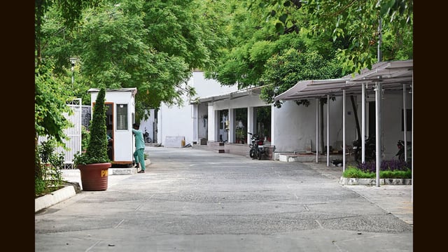 HT had earlier reported that CM Gupta’s new official residence on Raj Niwas Marg will undergo renovation. (Sanjeev Verma/HT Photo)