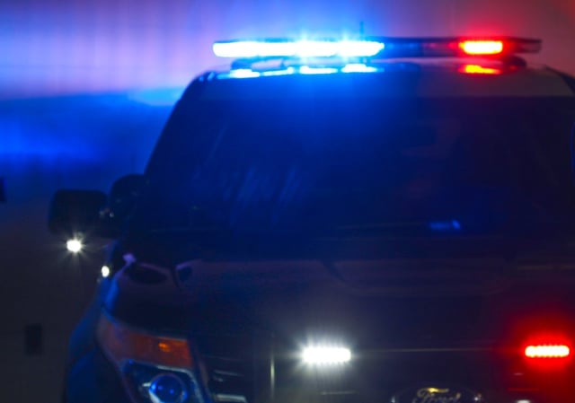 Police lights. (Howard Lipin / U-T file)