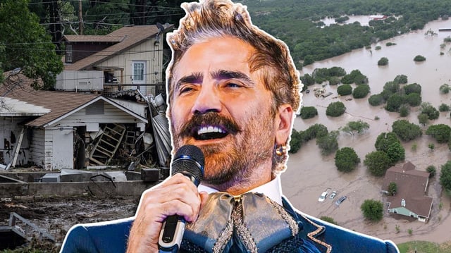Alejandro Fernández convierte dos conciertos en apoyo a familias afectadas por lluvias en Texas / Foto: Especial