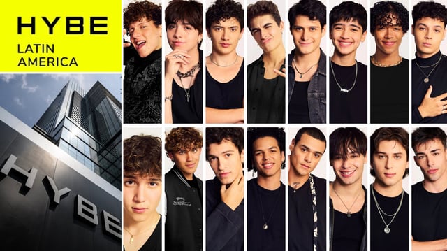 HYBE estrena en México el reality SANTOS BRAVOS, donde 16 jóvenes latinos compiten por un lugar en una boyband global. / Foto: Especial