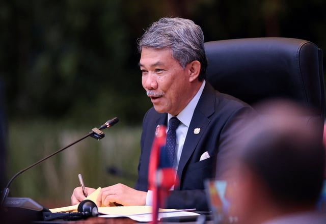 Malaysian Minister of Foreign Affairs Mohamad Hasan chairs the ASEAN Post-Ministerial Conference with China at the Kuala Lumpur Convention Centre in Kuala Lumpur, Malaysia, July 10, 2025. REUTERS/Hasnoor Hussain/Pool
