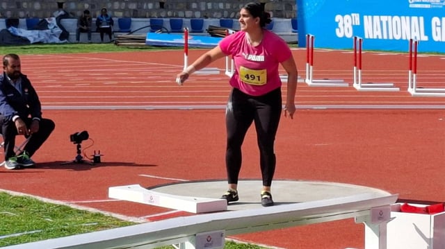 Jasmine Kaur shot put | Image: X/@TheKhelIndia