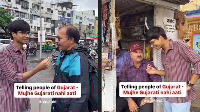 A video of Gujaratis speaking Hindi wins hearts.