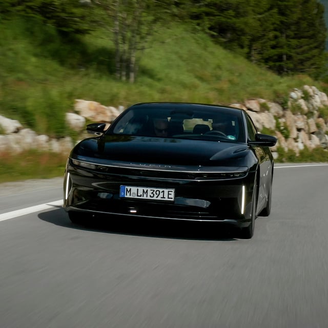 Rekordfahrt im Lucid Air Grand Touring über 1205 km