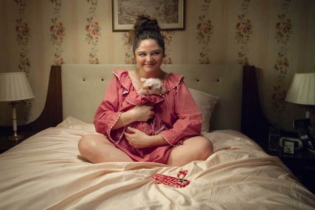 Megan Stalter stars as Jessica in the Netflix series “Too Much,” co-created, written and directed by Lena Dunham.