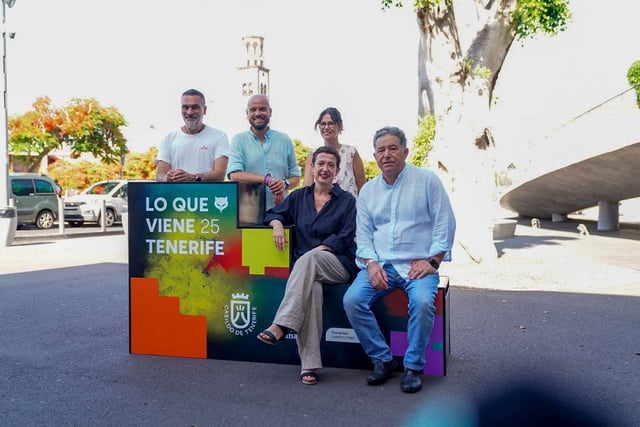 Delegación pontevedresa con María Guerra, en Santa Cruz de Tenerife