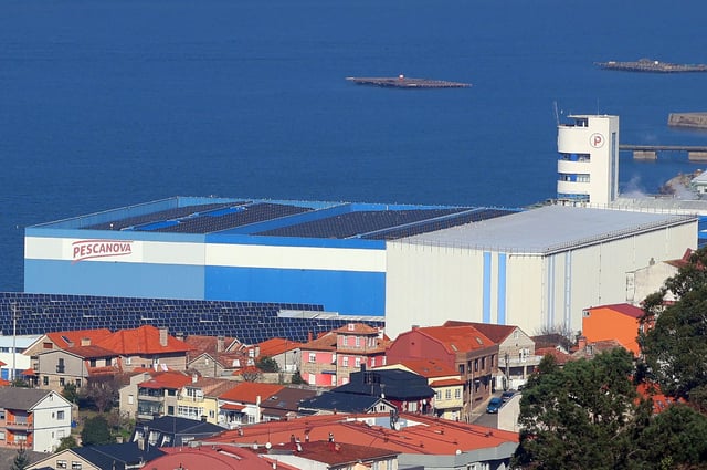 Centro de producción de Nueva Pescanova en Chapela.
