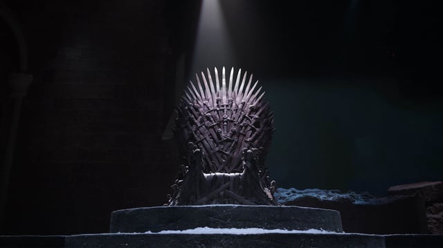 Der Eiserne Thron aus der HBO Serie "Game of Thrones".