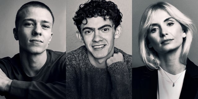 Ruaridh Mollica, Joe Locke and Sophie Melville will star in West End show Clarkston. (YellowBellyPhoto, Ruth Crafer/The Other Richard/Feast)