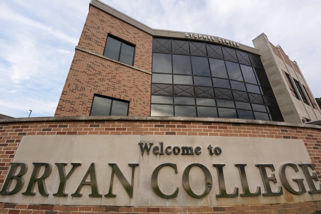 Bryan College, a private Christian college, is seen, July 8, 2025, in Dayton, Tenn. (AP Photo/Mike Stewart)