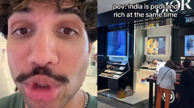 Australian vlogger calls India ‘rich and poor together’ | Image: Instagram/Screengrab