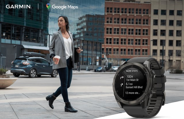Garmin smartwatches will need a connected Android handset for the Google Maps app to work