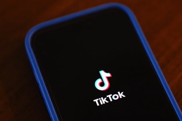 FILE - The TikTok app logo is shown on an iPhone on Friday, Jan. 17, 2025, in Houston. (AP Photo/Ashley Landis, File)