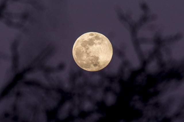 Superluna en una imagen de archivo.