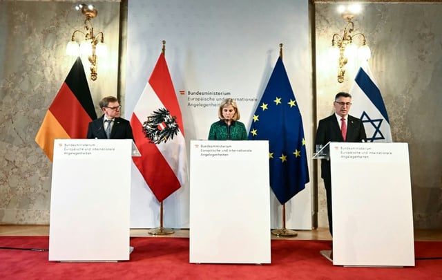 Der Bundesaußenminister Johann Wadephul (CDU) und seine österreichische Kollegin Beate Meinl-Reisinger haben den israelischen Außenminister Gideon Saar an Israels hunmanitäre Pflichten im Gazastreifen erinnert.