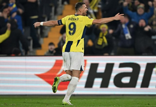 Edin Dzeko scored 21 goals in all competitions for Fenerbahce last season