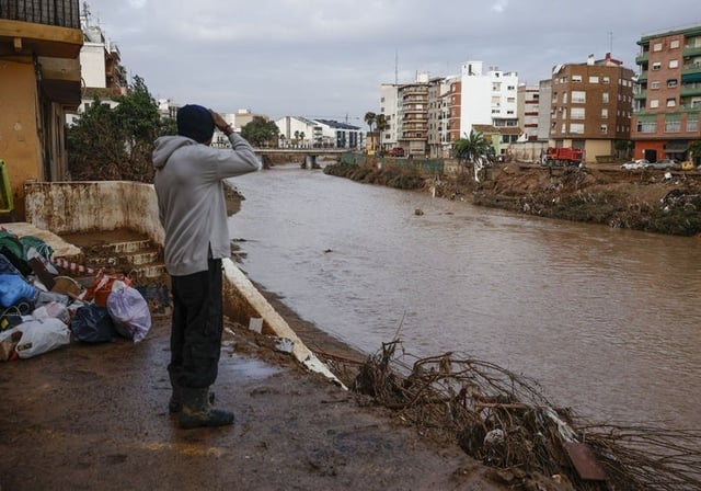 Imagen de archivo del barranco del Poyo, días después de la dana del 29 de octubre