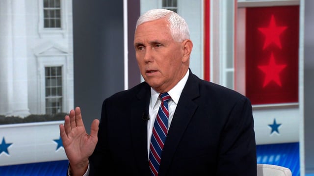 Former Vice President Mike Pence speaks to CNN's Kate Bolduan.