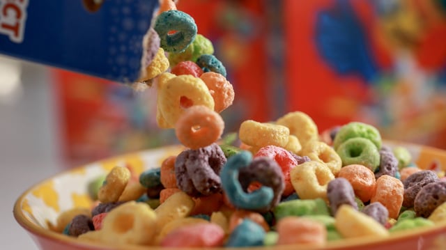 In this photo illustration, Froot Loops are on display on Nov. 22, 2024 in Miami, Florida.