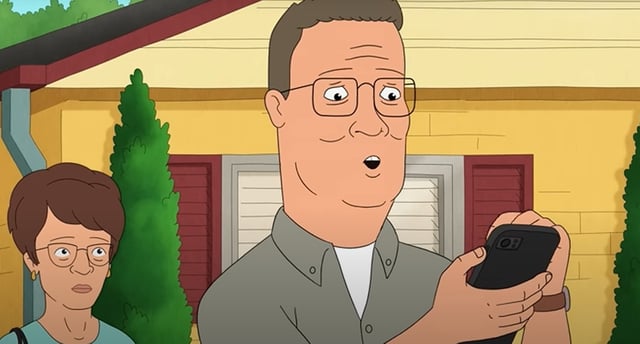 Peggy and Hank Hill in the revival of &#39;King of the Hill.&#39;