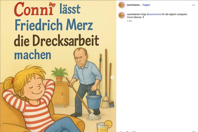 Die Instagram-Seite der „Conni“-Memes wurde inzwischen gelöscht