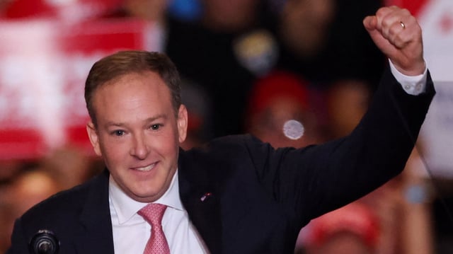 EPA Administrator Lee Zeldin at a 2024 Trump rally.