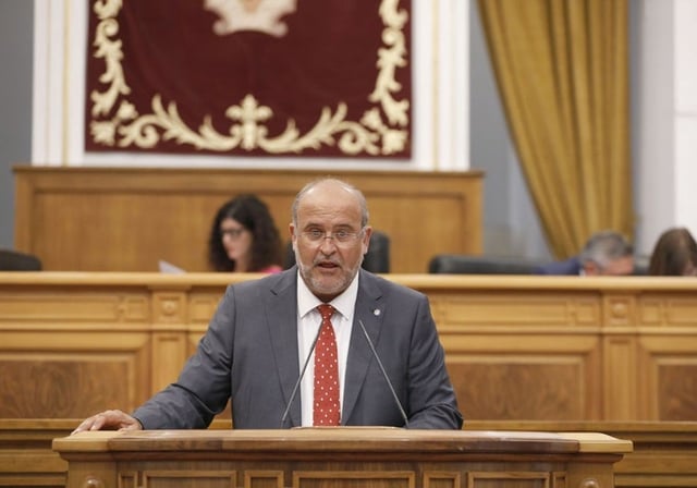 El vicepresidente primero de la Junta, José Luis Martínez Guijarro, defendió las bondades de la nueva ley