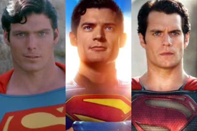 Christopher Reeve, David Corenswet y Henry Cavill son algunos de los actores que se pusieron el traje de Superman