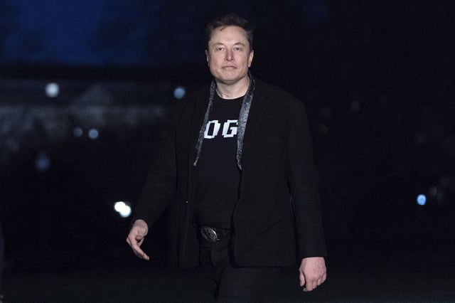 Elon Musk at the White House in March, before his split with President Donald Trump.