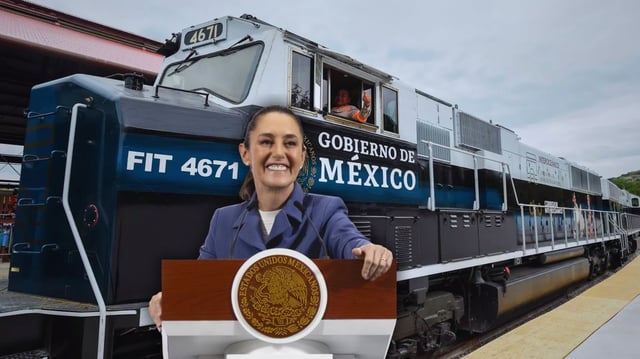 La administración de Claudia Sheinbaum comenzará en 2025 con la construcción de nuevas rutas de trenes de pasajeros, como parte de una estrategia que busca ampliar las opciones de movilidad en el país. Foto: Especial