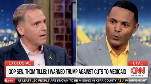 Scott Jennings and Rep. Ritchie Torres clashed over the cuts to Medicaid.